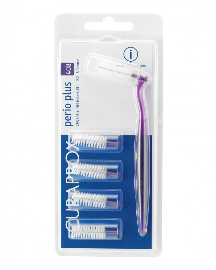 Міжзубні йоржики Curaprox Perio Plus CPS 408 SET 2,0 мм / 8,0 мм