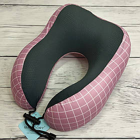 Ортопедична подушка для подорожей Malloory Home рожева