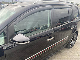 Дефлектори вікон (вітровики) Volkswagen  Touran 2004-2015 5D 4 шт TAN