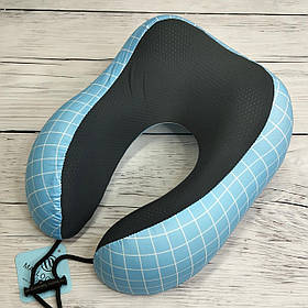 Ортопедична подушка для подорожей Malloory Home блакитна