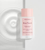 Тонер для підтримки мікробіому шкіри з екстрактом центели азійської і рисом Rice Touch HOLLYSKIN