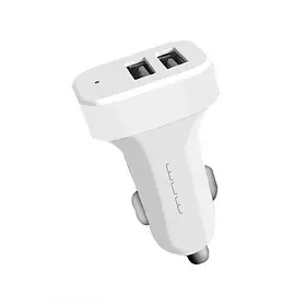 Авто адаптер WUW C70 2USB Port 2.1A (Білий)