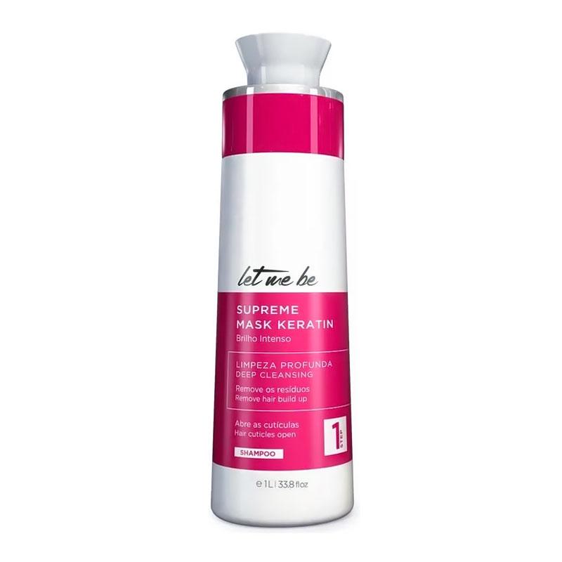 Шампунь глибокого очищення Let me be Supreme Liss Control Deep Cleansing Shampoo, 1000 мл (заводська)