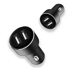 Авто адаптер WUW C127 2USB 2.4A (Чорний)