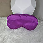 Маска для сну із шовку Silenta Silk Лілова + беруші, фото 3