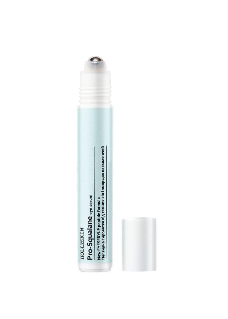 Пептидна сироватка від темних кіл і зморщок навколо очей HOLLYSKIN Pro-SQUALANE eye serum New EYESERYL® peptid, фото 1