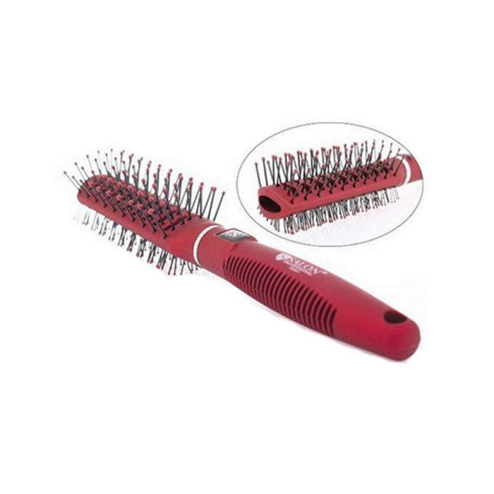 Щітка Salon Professional R9541 двостороння тунельна червона