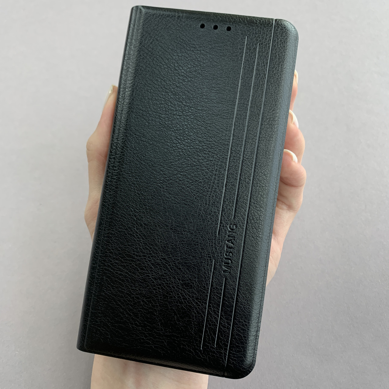 Чохол-книга для Samsung Galaxy A50s шкіряна книжка на телефон самсунг а50с чорна prm