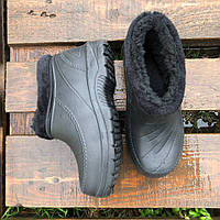 Калоші зимові 37р, Жіночі калоші піна на хутрі, Уггі жіночі на хутрі хакі ES-67