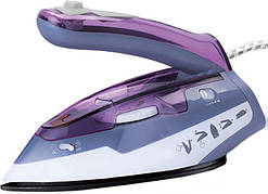 Дорожня міні праска з функцією вертикального відпарювача Maestro MR-317T 1100Вт Фіолетовий