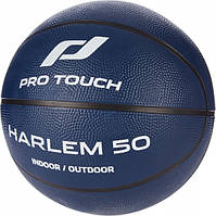 М'яч баскетбольний PRO TOUCH Harlem 50 темно-синій, білий Уні 5