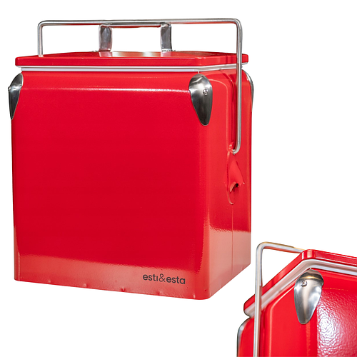 Ручной холодильник в стиле ретро 13 л ESTI&ESTA, переносной ...