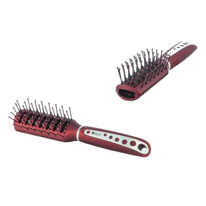 Щітка Salon Professional R9569 тунельна одностороння червона
