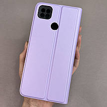 Чохол-книга для Xiaomi Redmi 9C книжка софт тач на телефон сяомі редмі 9с бузкова p8b, фото 3