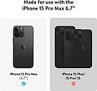Чохол Mous Super Thin MagSafe Jet Black для iPhone 15 Pro Max, фото 3