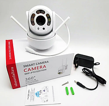 Wi-Fi камера відеоспостереження IP Smart Camera HD YHQ03S 2,0 Мп, поворотна 360 градусів, керування з телефону, фото 6