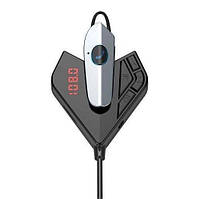 Перехідник в машину для музики, FM модулятор для машини з функцією Bluetooth, Fm трансмітер в машину BU-55