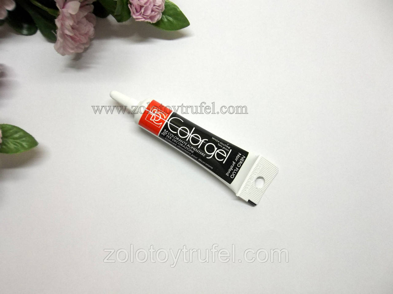 Барвник гелевий Чорний (Nero fluo)" 20 г ТМ "Modecor"