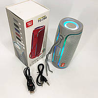 Колонка на акумуляторі маленька, Портативна bluetooth колонка з різнокольоровим підсвічуванням MT-12