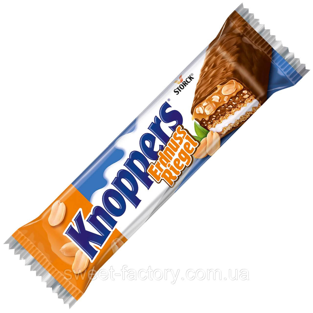 Батончик Knoppers Erdnuss Riegel 40g