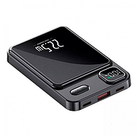 Магнітний павербанк портативний з бездротовою зарядкою 10000 мАч для iPhone, Power Bank