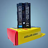 Акумулятор для відеосвітла на 2400 мАг батарея для відеокамер 7.4В, фото 2