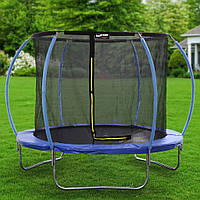 Батут Ekspand Kidsmile 252 см внутрішня сітка синій