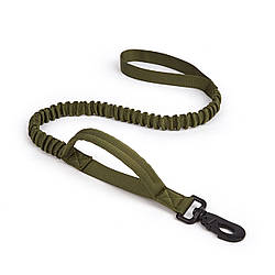 Повідець для собак з розтягненням Pet Nova Tactic 100-140см 25мм хакі