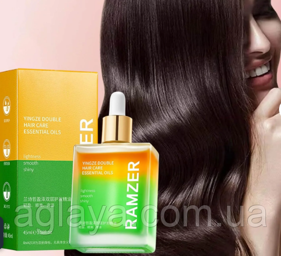 Ефірна олія для догляду за волоссям Yingze Double Hair Care Essential Oils RAMZER 45 мл, фото 1
