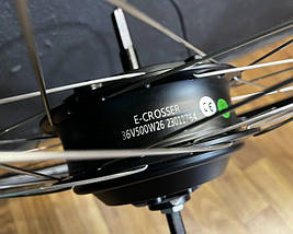 Електронабір E-Crosser 36V/500W задній 19A тріскатка спицьований 26, 28, 29" батарея li-ion (Pass) 2025, фото 5