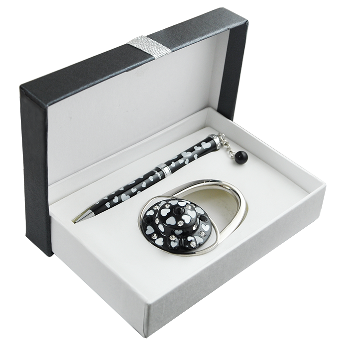 Набір подарунковий Langres Elegance: ручка кулькова + гачок д/ сумки