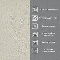 Самоклеючі вінілові шпалери 3м 60 см 2 мм плитка в рулоні Мат (D) SW-00002036, фото 5