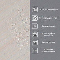 Шпалери самоклеючі 3м 60 см 2 мм вінілові плитка в рулоні  Мат (D) SW-00002052, фото 5