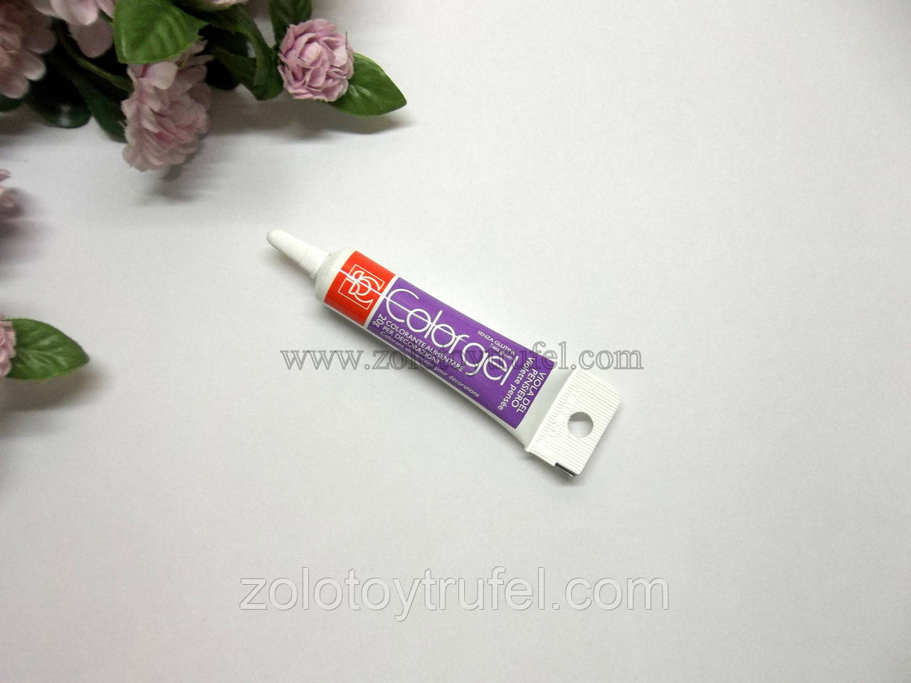 Барвник гелевий "Світло-фіолетовий (Viola del pensiero) 20 г." ТМ "Modecor", фото 1