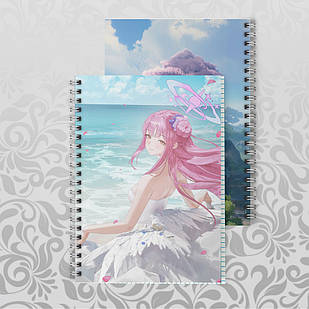 Зошит А5 48 арк. на пружині у клітинку 60 гр.м² Wuthering Waves 004