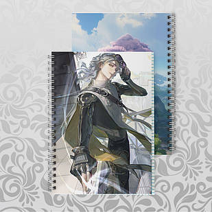 Зошит А5 48 арк. на пружині у клітинку 60 гр.м² Wuthering Waves 017