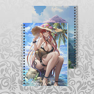 Зошит А5 48 арк. на пружині у клітинку 60 гр.м² Wuthering Waves 020