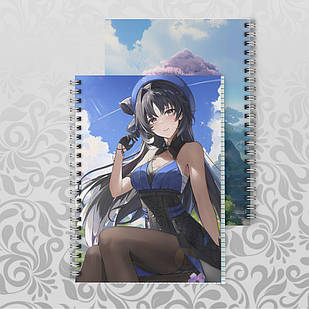 Зошит А5 48 арк. на пружині у клітинку 60 гр.м² Wuthering Waves 022