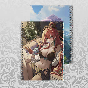 Зошит А5 48 арк. на пружині у клітинку 60 гр.м² Wuthering Waves 023