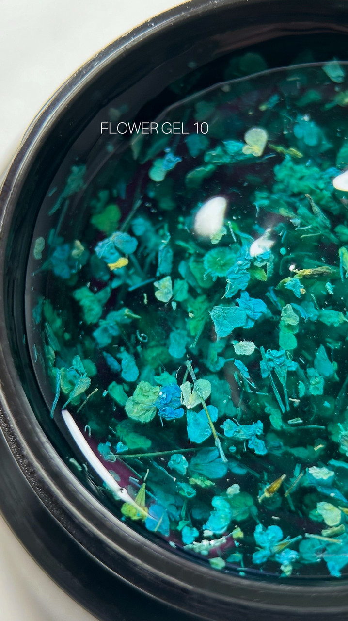 Гель із сухоцвітами Saga Professional Flower Gel №10 5г