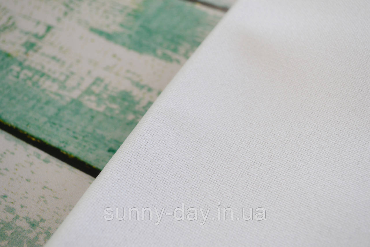 Тканина для вишивки равномірного плетіння 28 каyнт колір - білий 50*50см, фото 1