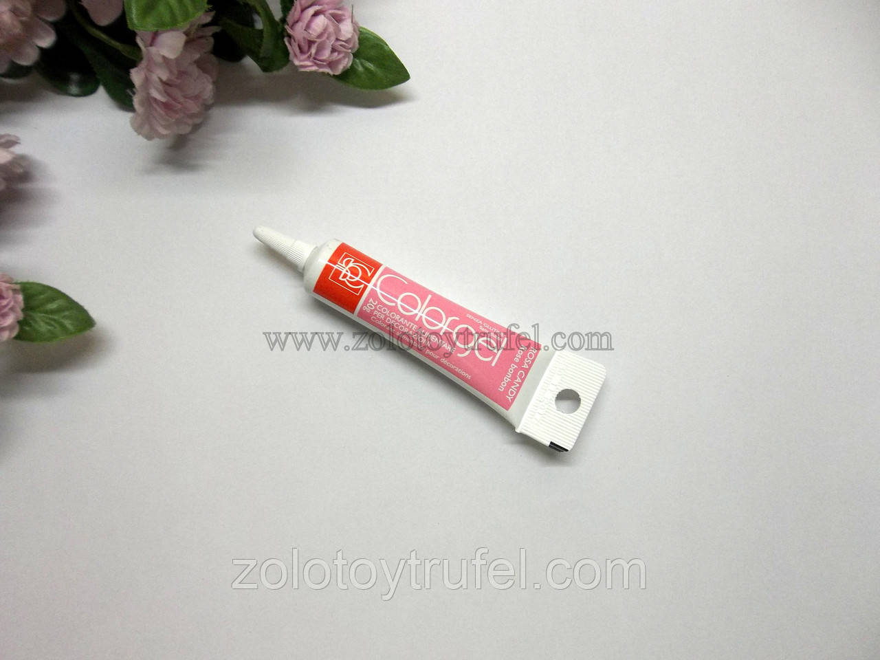 Барвник гелевий "Рожевий (Rosa Candy)" 20 г ТМ "Modecor", фото 1