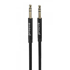 Кабель AUX Proove Weft (1m) black