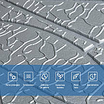 Панель 3D 700х700х6мм Срібло SW-00001951, фото 5