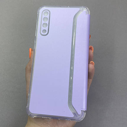 Чохол-книга для Samsung Galaxy A50s матова книжка на телефон самсунг а50с бузковий y7u, фото 2
