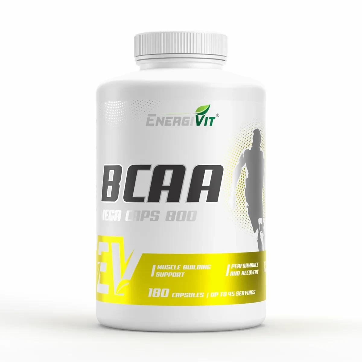 Амінокислоти EnergiVit BCAA Mega Caps 2:1:1 800 mg 180 капсул 45 порцій