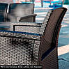 Набір садових меблів BICA Venezia 3, сіро-бежевий, фото 6