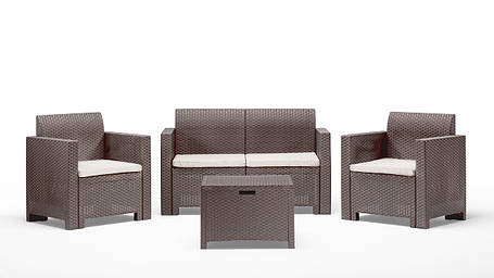 Набір садових меблів BICA Nebraska 2, сіро-бежевий, фото 1