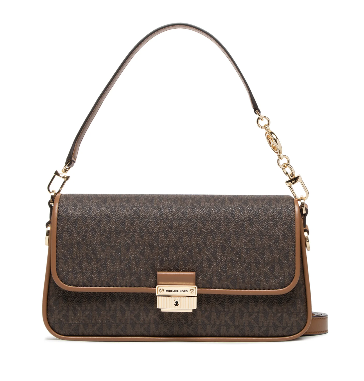Жіноча сумка шкіряна Michael Kors Bradshaw коричневый. (0920)