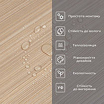 Самоклеюча вініловая плитка в рулоні 600х3000х2мм Мат SW-00002030, фото 5